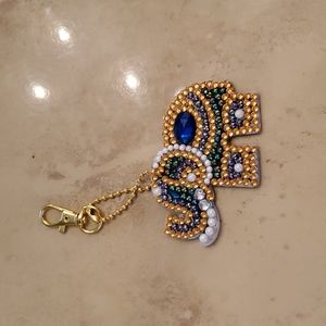 **SALE**Jeweled Elephant Keychain/Bag Charm nwot